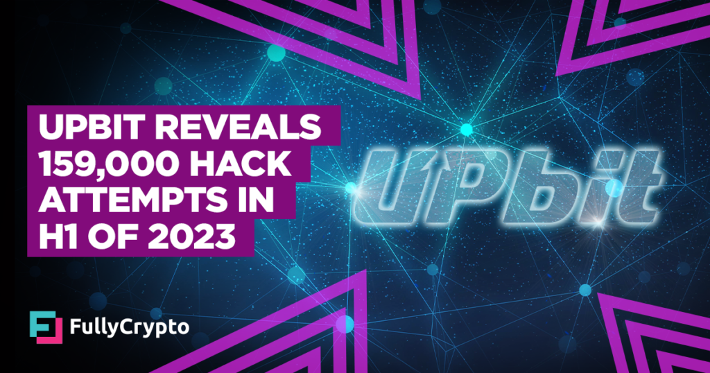 Upbit Reveals 159,000 Hack Attempts in First Half of 2023